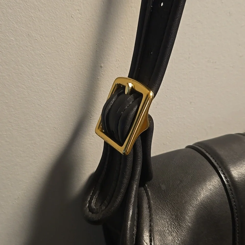Coach Vintage Leather Briefcase Black
